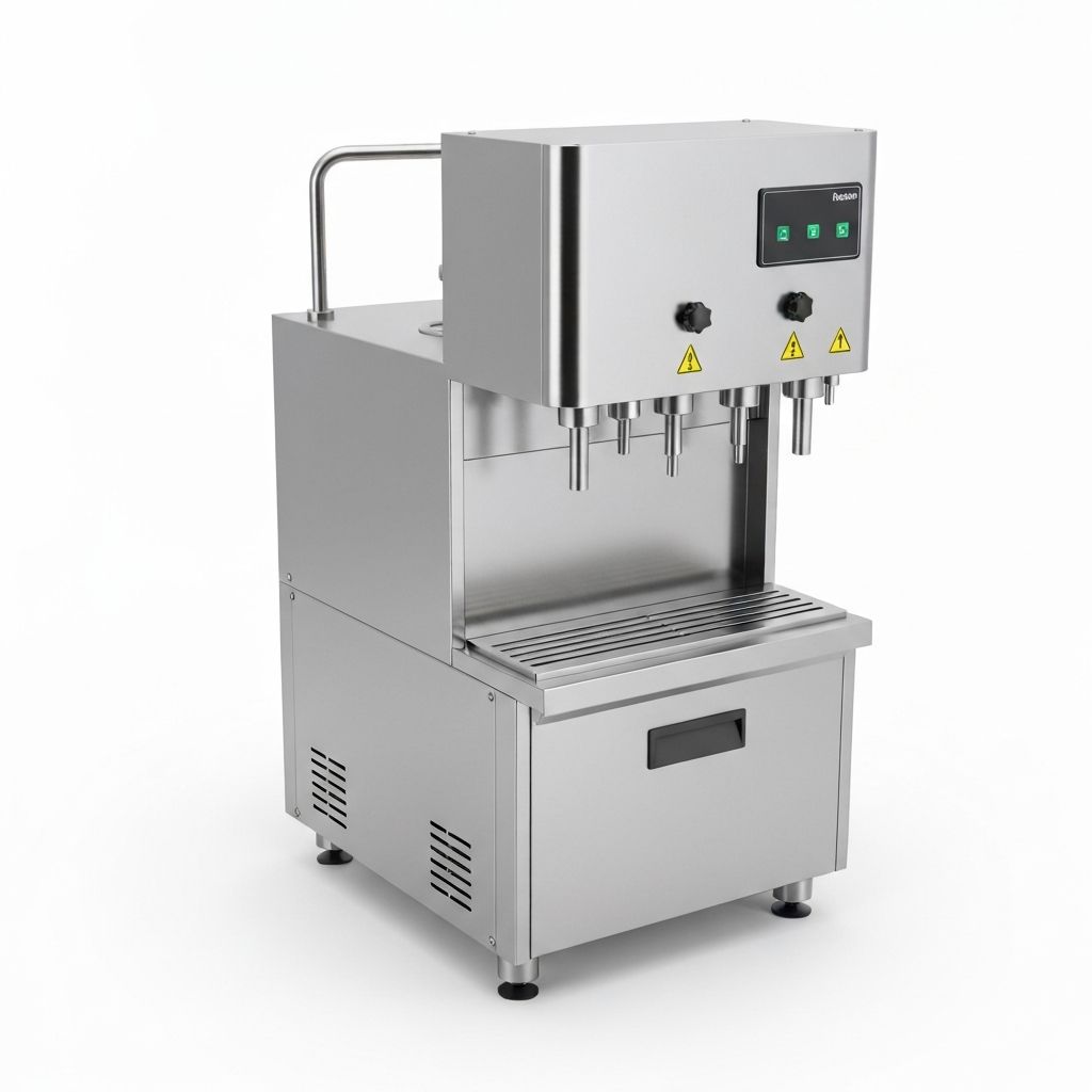 Commercial carbonation system unit for beverage dispensing